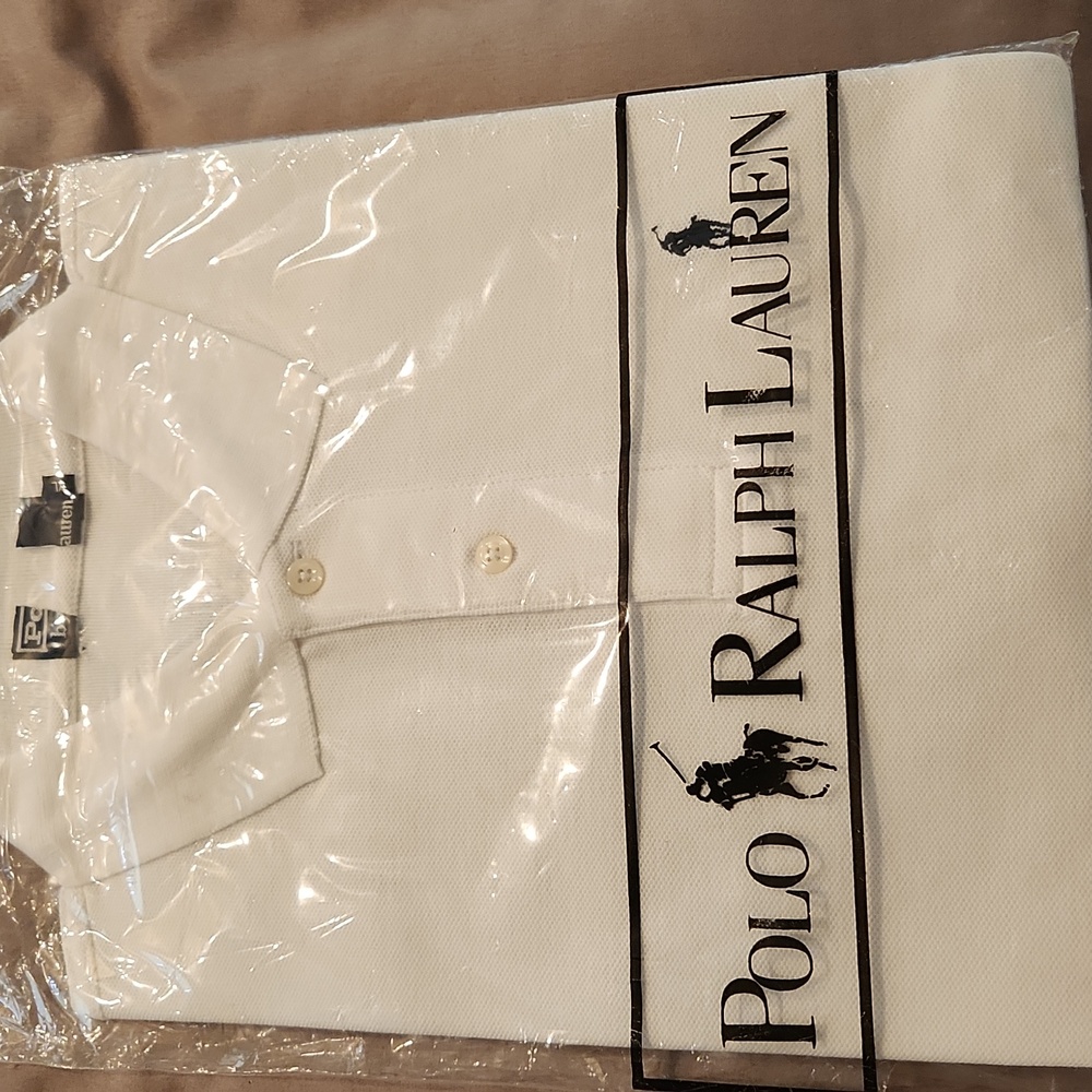 New never removed from plastic bag Ralph Lauren classic polo shirt